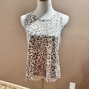 Anthropologie Dolan Leopard Print Sleeveless Tank Top | Anthropologie | Tank top